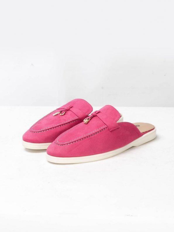 mule classique en fushia