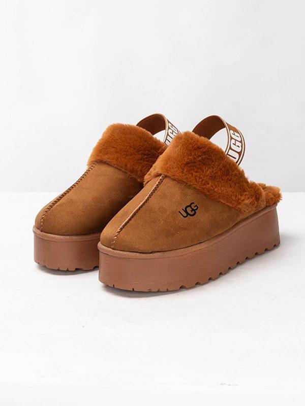 pantoufle ugg en tabac
