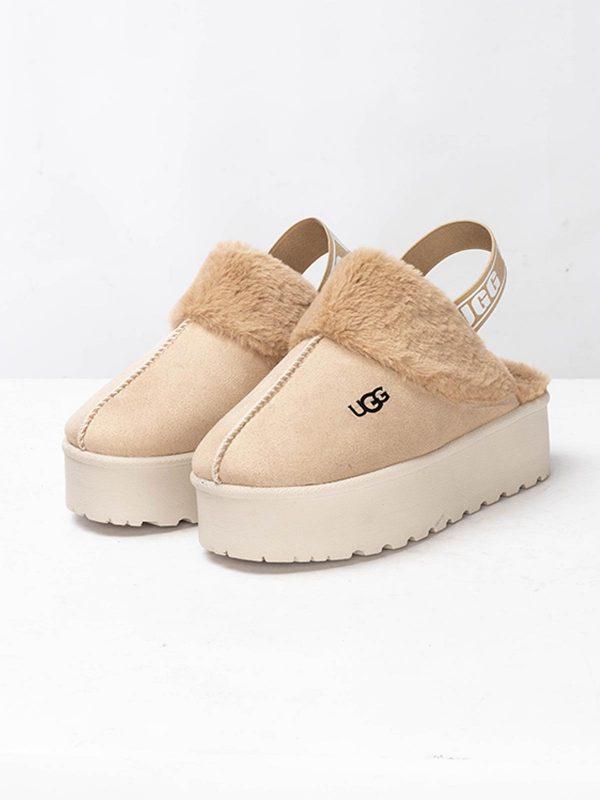 pantoufle ugg en beige
