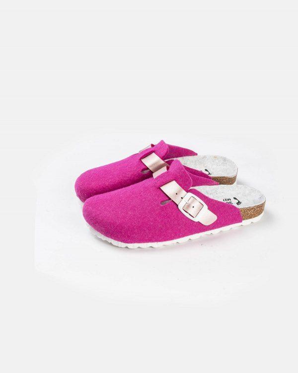 sabot pantoufle rose fushia v2
