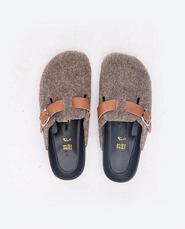 sabot pantoufle marron v3