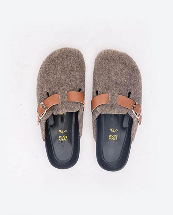 sabot pantoufle marron v3
