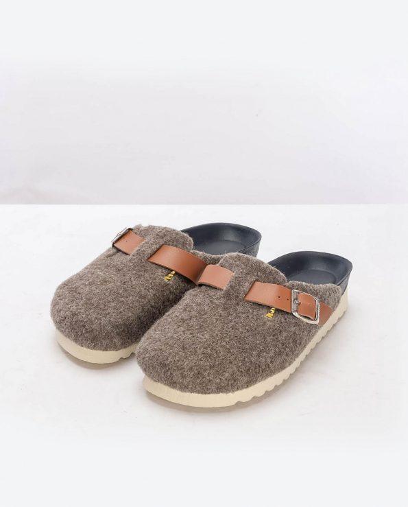 sabot pantoufle marron v3