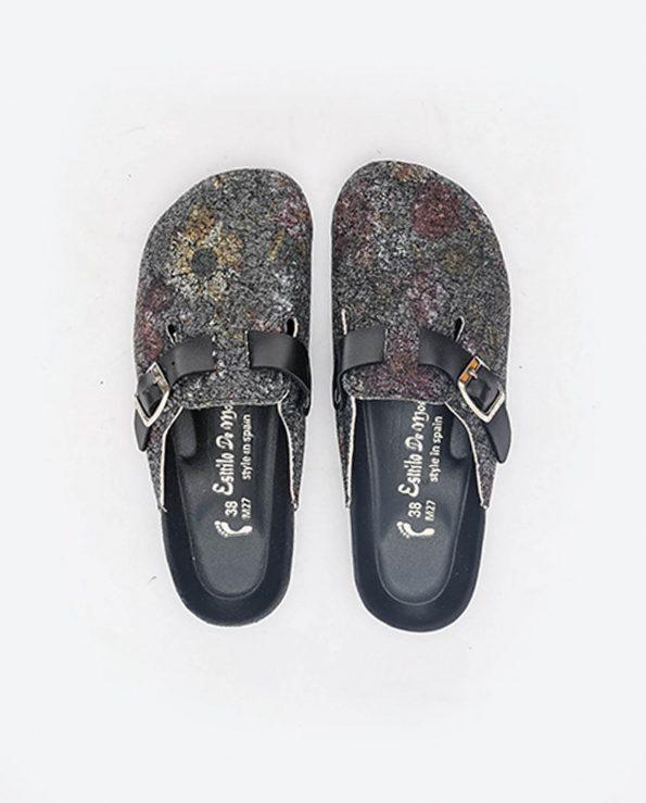 sabot jeans noir