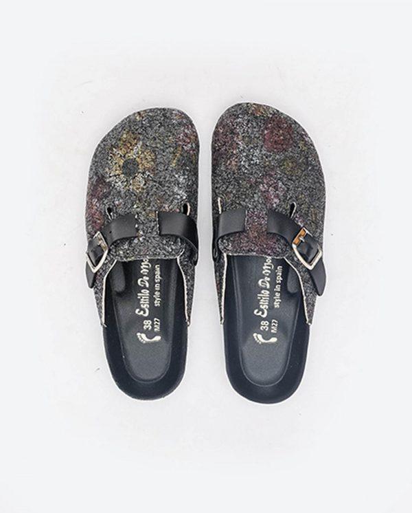 sabot jeans noir