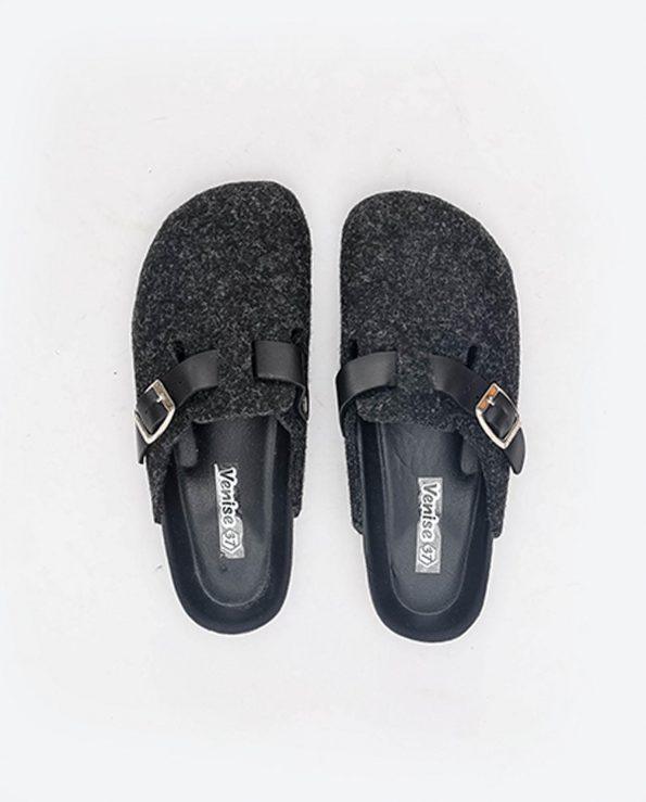 sabot pantoufle noir v2
