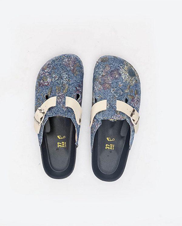 sabot jeans bleu