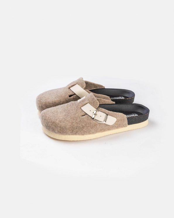 sabot pantoufle beige v2