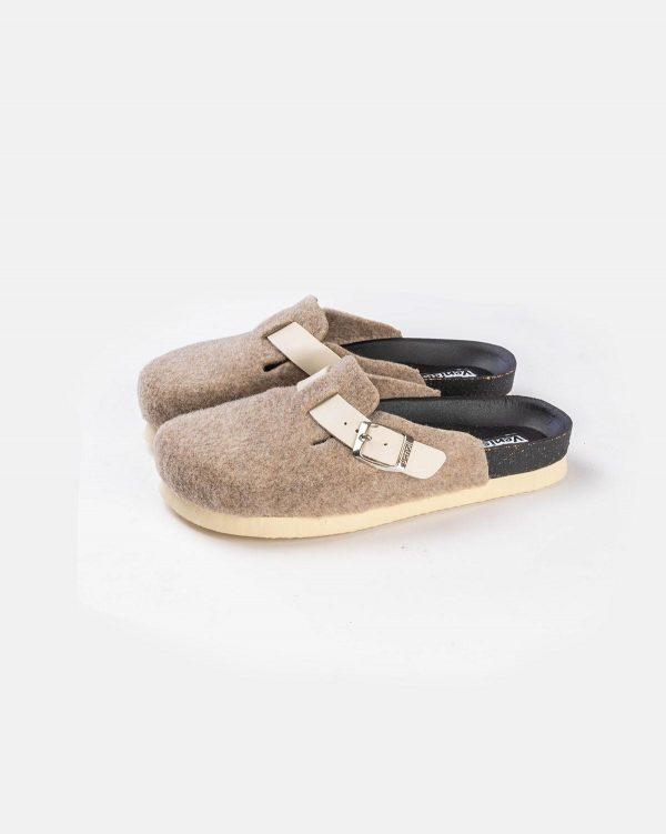 sabot pantoufle beige v2