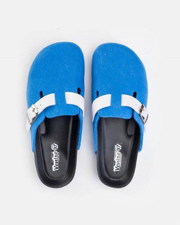 sabot pantoufle bleu ciel v2