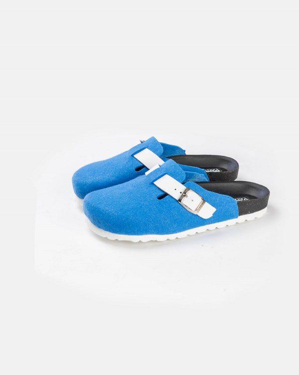 sabot pantoufle bleu ciel v2