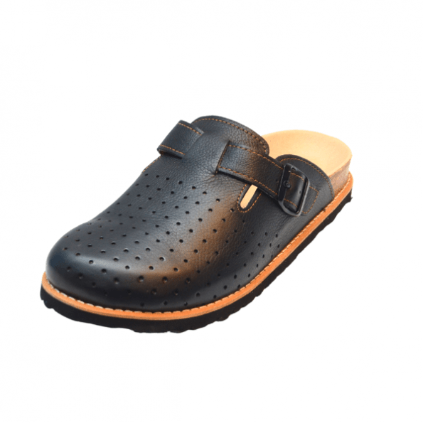 sabot r83 en liège noir réspirant hommes