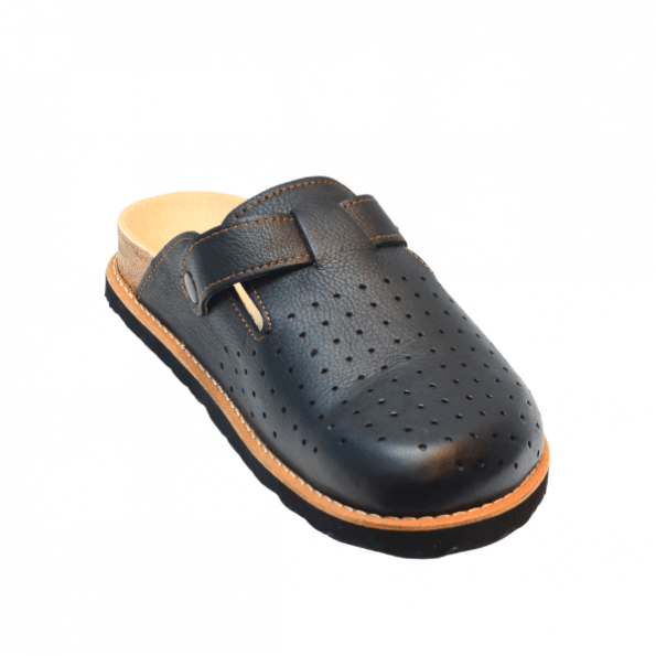 sabot r83 en liège noir réspirant hommes