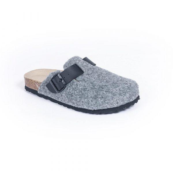 sabot pantoufle homme gris