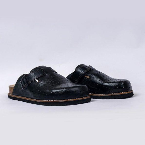 sabot r83 en liège noir réspirant hommes