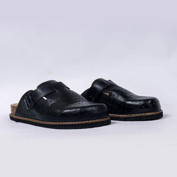 sabot r83 en liège noir réspirant hommes