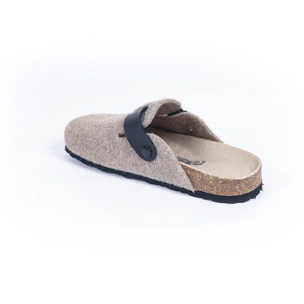 sabot pantoufle homme beige