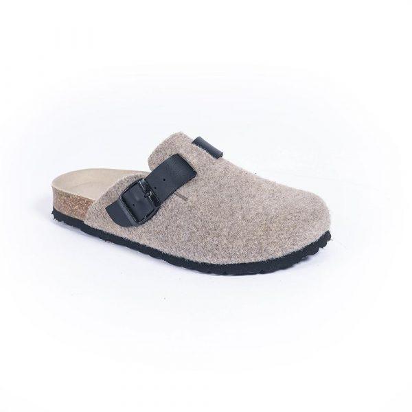sabot pantoufle homme beige