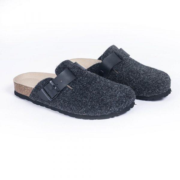 sabot pantoufle homme noir