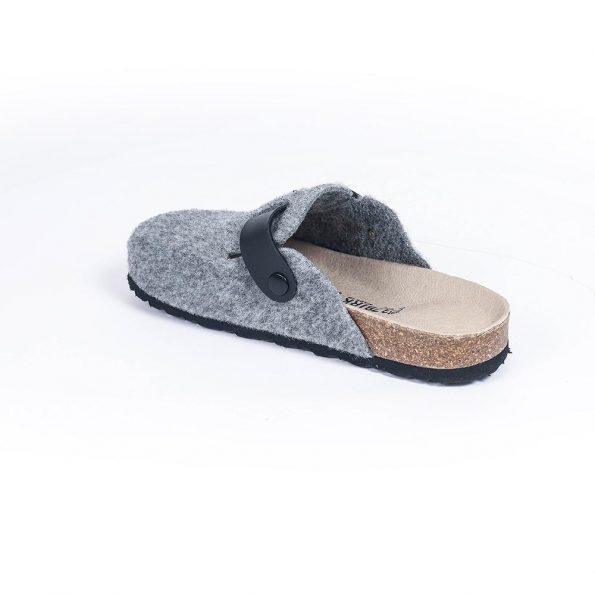 sabot pantoufle homme gris
