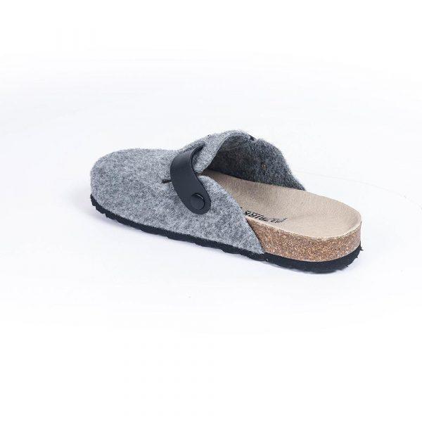 sabot pantoufle homme gris