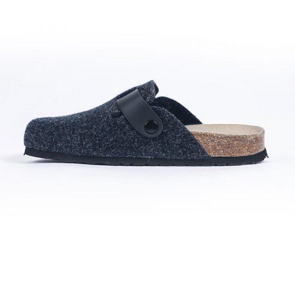 sabot pantoufle homme bleu marine