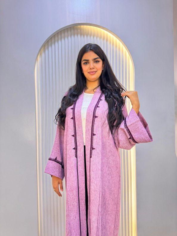 kymono abaya violet