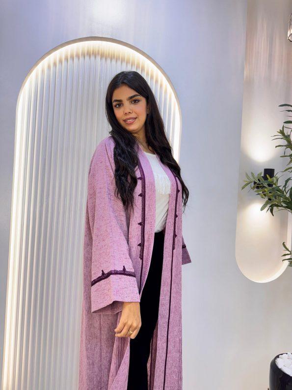 kymono abaya violet