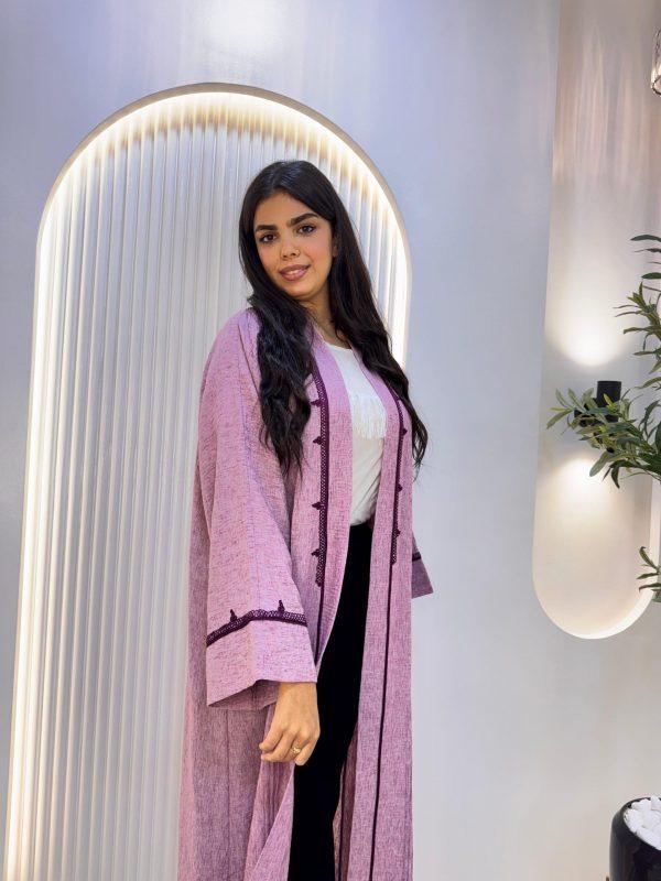 kymono abaya violet