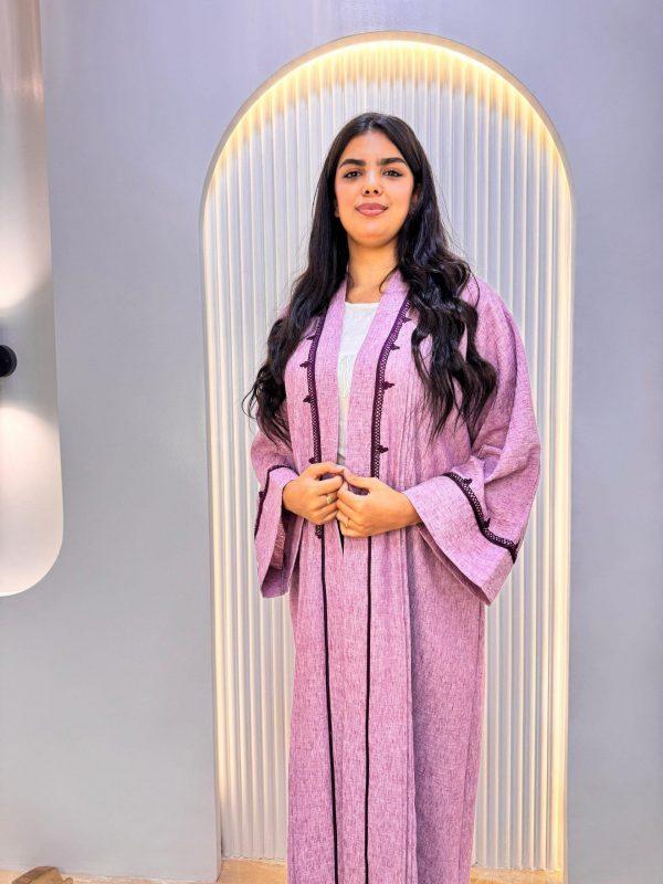 kymono abaya violet